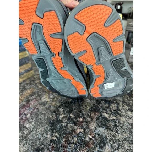 Skechers Slip-ins DLux Walker 2.0 Rezinate Charcoal shoes Men 11 Extra Wide Fit
